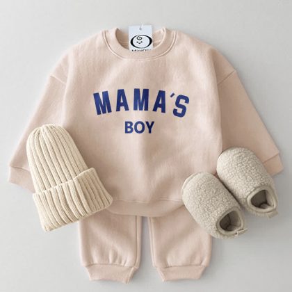 MAMA'S BOY Baby 2-Piece Simple Set