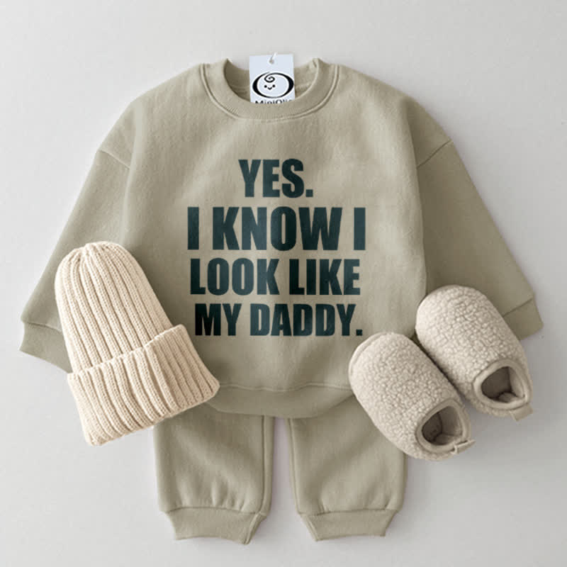 DADDY/LOOK LIKE MY DADDY Daddy and Me Sweatshirt/Set