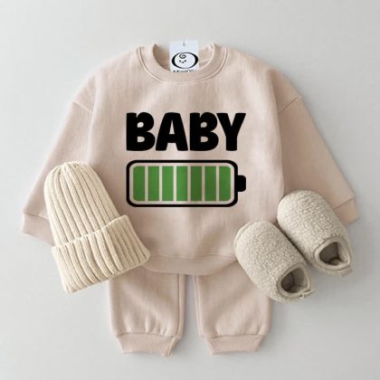 MAMA/BABY Mommy and Me Electric Quantity Sweatshirt/Set