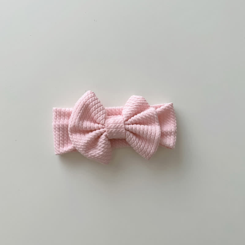 Baby Newborn Solid Color Bowknot Headband