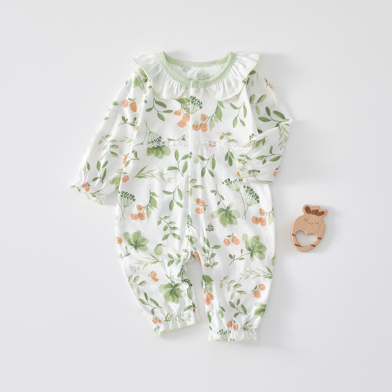 Baby Floral Seamless Soft Romper
