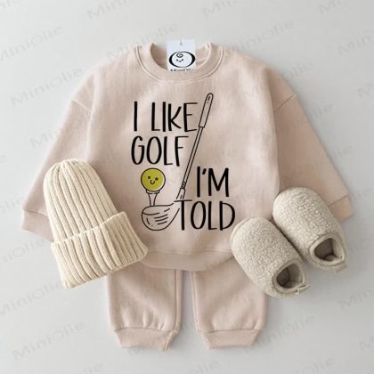 I LIKE GOLF I'M TOLD Baby 2-Piece Set