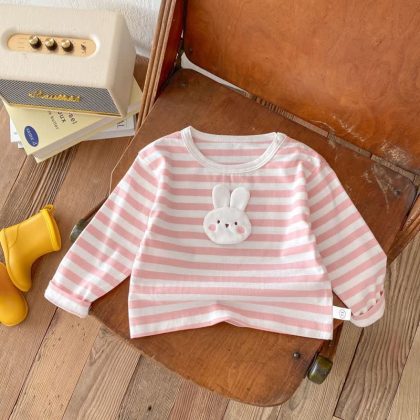 Baby Toddler Cute Animal Stripe T-Shirt