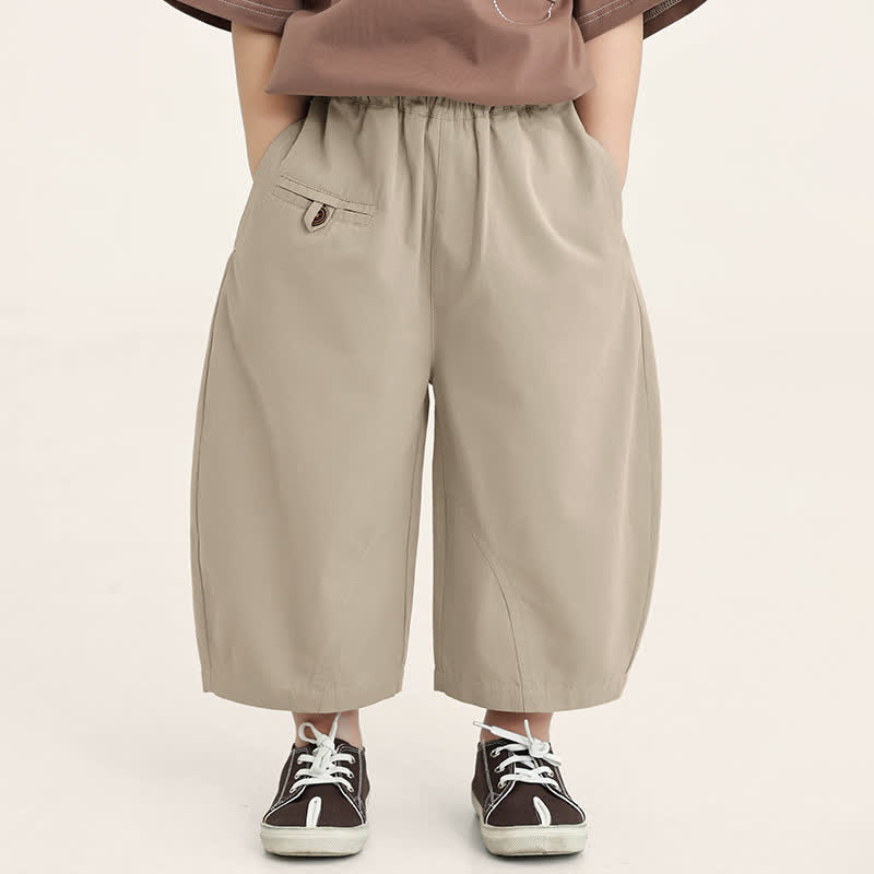 Toddler Boy Solid Color Loose Pants