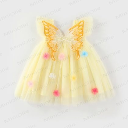 Toddler Butterfly Wings Tulle Dress