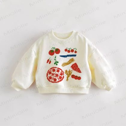 Baby Pizza Foods Toddler Sweatshirt