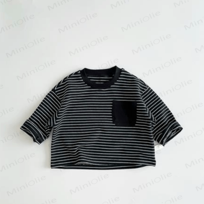 Toddler Striped Base Layer Simple T-Shirt