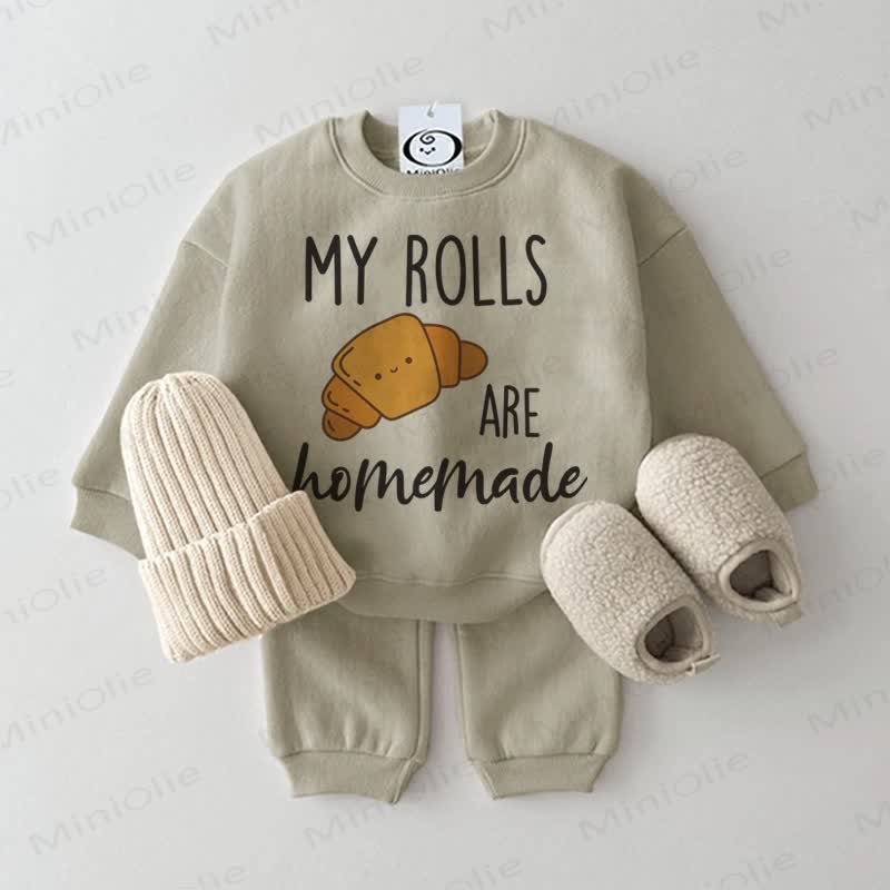 MY ROLLS ARE HOMEMADE Baby Bread Rolls 2-Piece Set