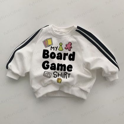 MY BOARD GAME SHIRT Baby White Sweatshirt