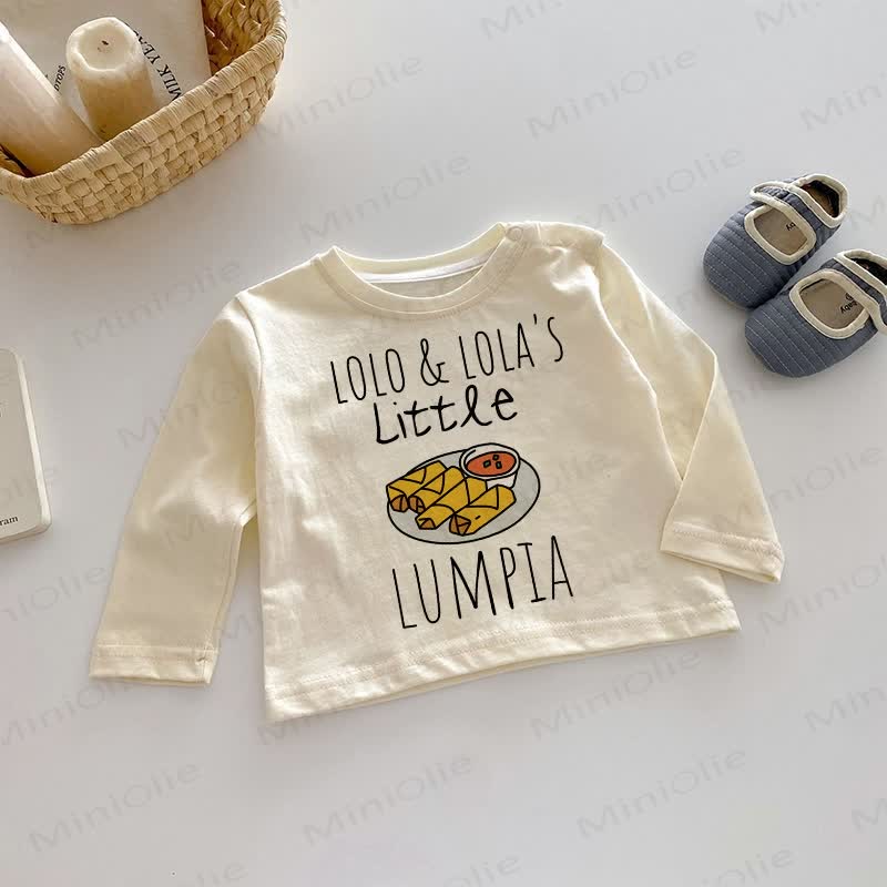 LOLO & LODA'S LITTLE LUMPIA Baby Long Sleeves Top