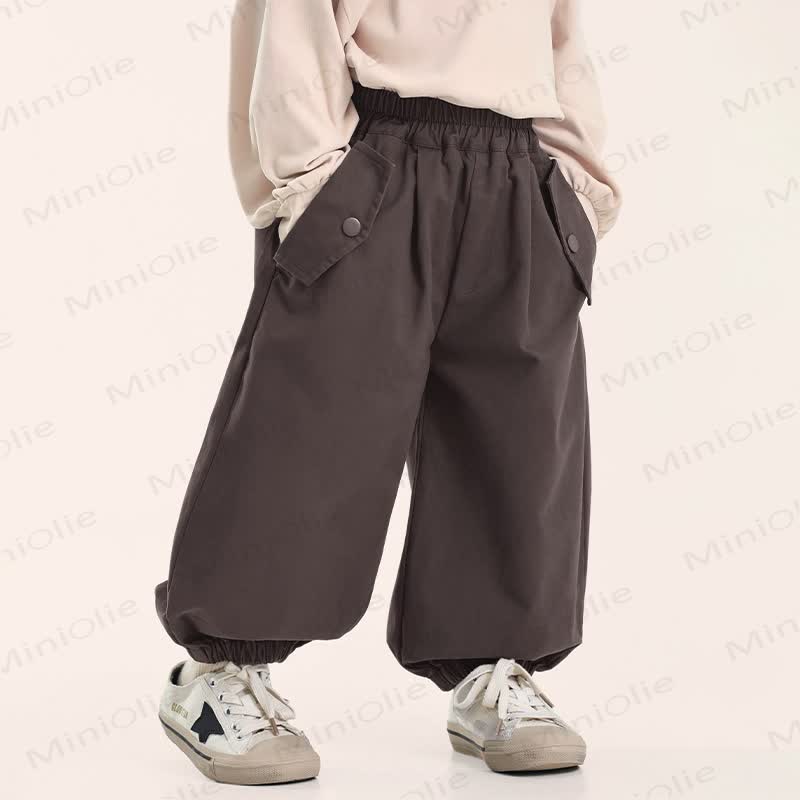 Toddler Boys Solid Color Loose Jogger Pants