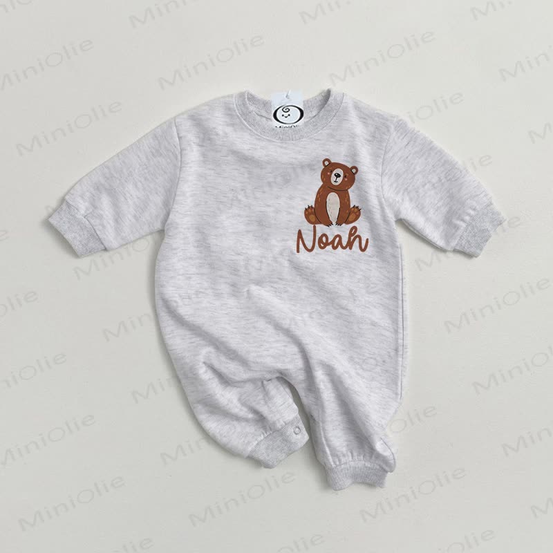 NOAH Baby Grey Romper