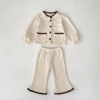 Baby Corduroy Jacket and Pants 2-Piece Set