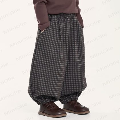 Toddler Boy Plaid Jogger Pants