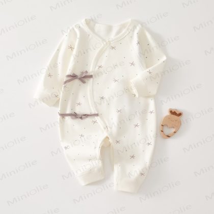 Baby Dots Seamless Kimono Romper