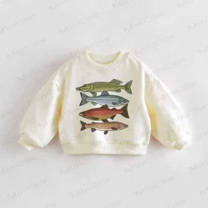 Baby Toddler Different Fish Sweatshirt