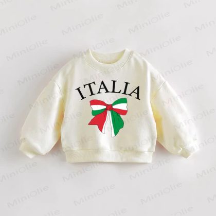 ITALIA Baby Toddler Cream Sweatshirt