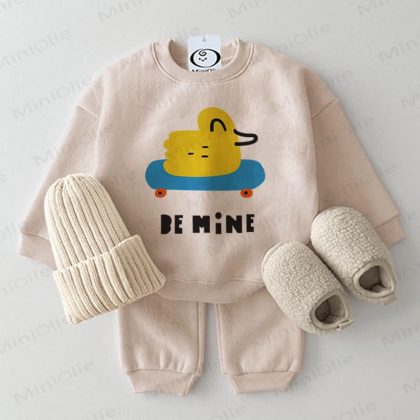 BE MINE Baby Duck Beige 2-piece Set
