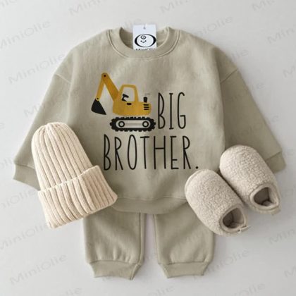 BIG BROTHER Baby Car Grey Green 2-piece Set