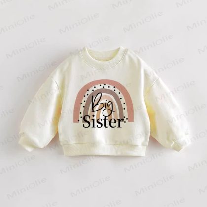 BIG/LITTLE SISTER  Baby Toddler Sweatshirt