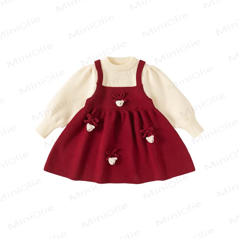 Toddler Kid Girl Bow Sweet Dress