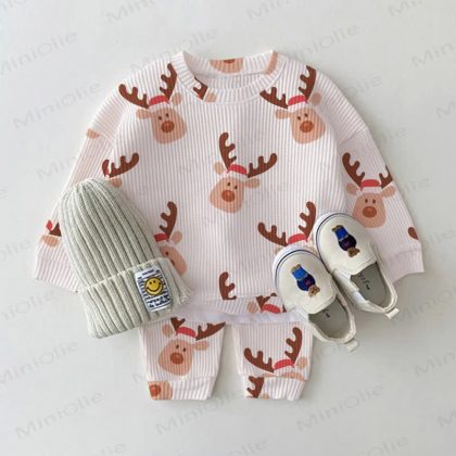 Baby Toddler Christmas Deer 2-piece Set