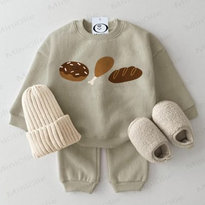 Baby Food 2-piece Grey Green Set