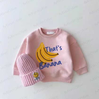 THAT'S BANANA Baby Pink Sweatshirt