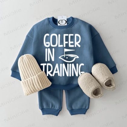 GOLFER IN TRAINING Baby Sweatsuit 2-piece Set