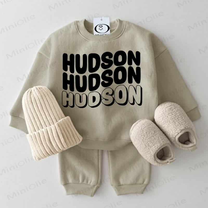 HUDSON Baby 2-piece Grey Green Set
