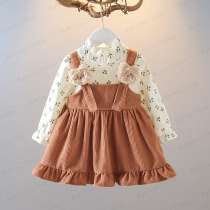 Baby Toddler Cherry Bear Sweet Dress