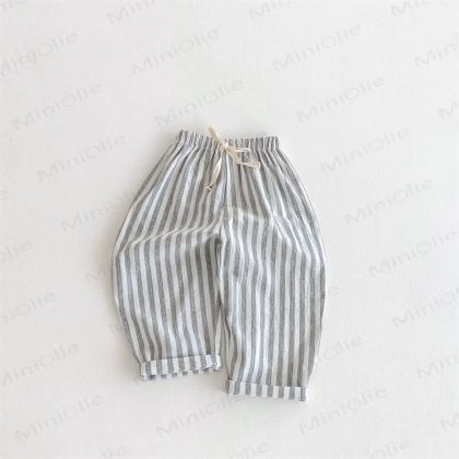 Baby Toddler Vertical Striped Minimalist Pants