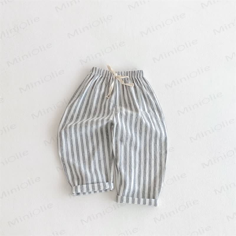 Baby Toddler Vertical Striped Minimalist Pants