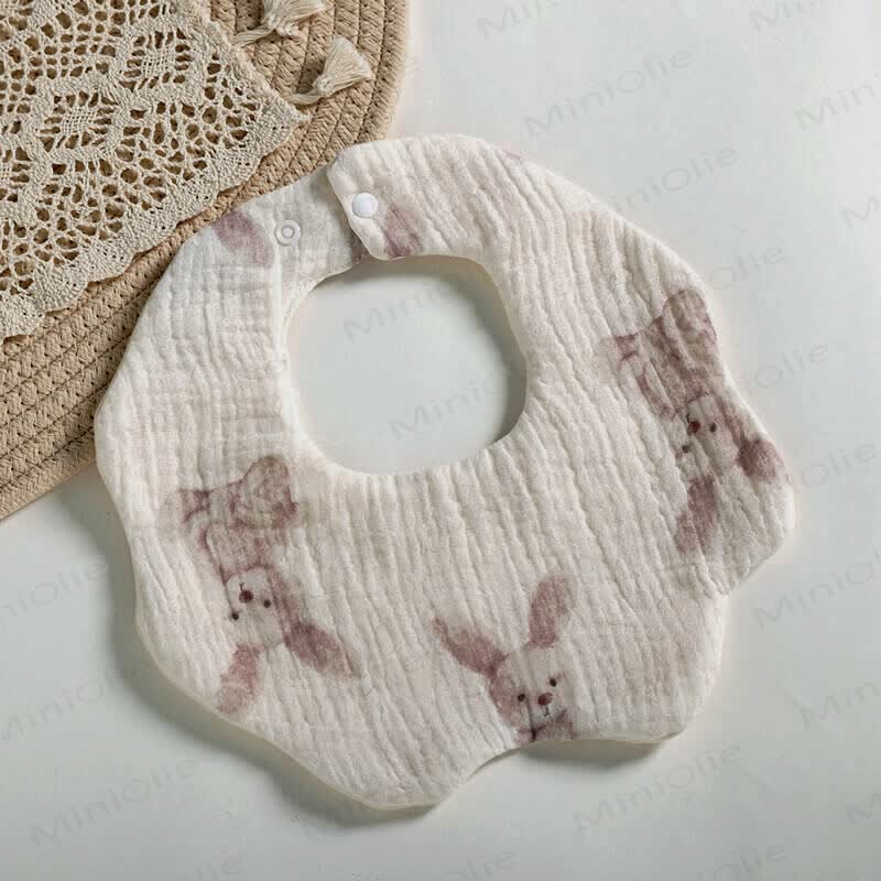 Cotton Muslin Skin-friendly Absorbent Bib 1 Piece