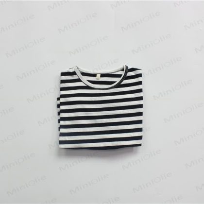 Kid Loose Striped Half-sleeved T-Shirt