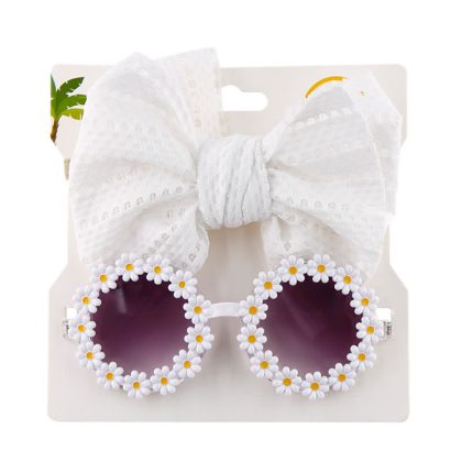 Baby Flower Sunglasses and Headband Set