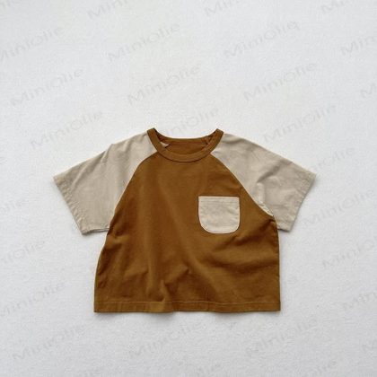 Toddler Contrast Color Raglan T-Shirt