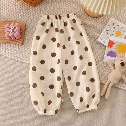 Toddler Strawberry Flower Dots Animal Pants