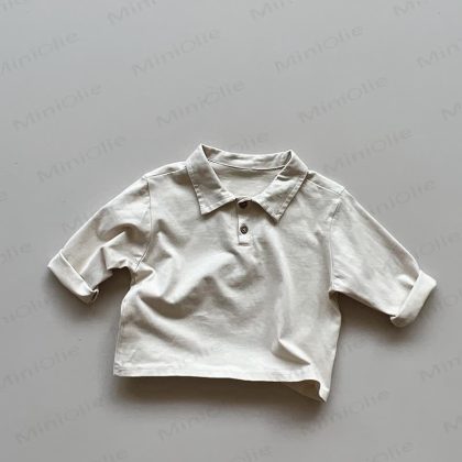 Kid Solid Color Polo Shirt